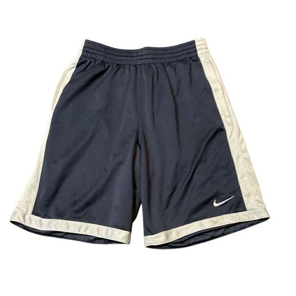Nike Mens Colorblock Drawstring Elastic Waist Basketball Shorts Gray Blue Medium - Picture 1 of 6